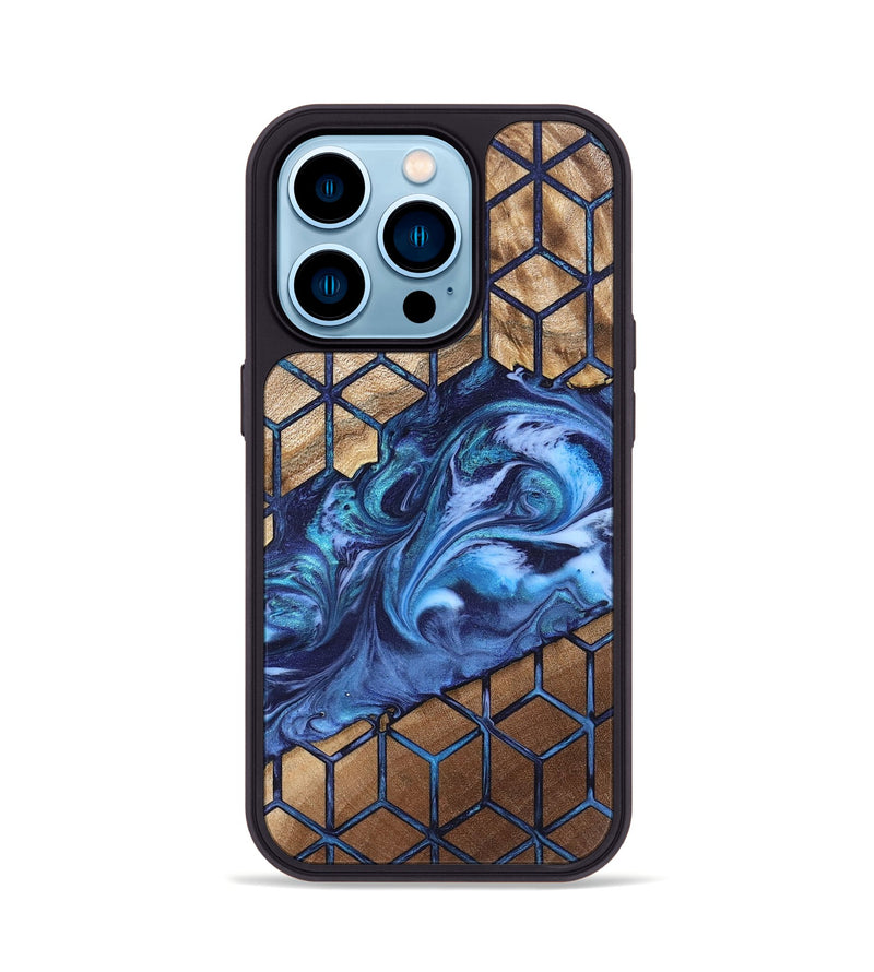 iPhone 14 Pro Wood Phone Case - Zendaya (Pattern, 819855)