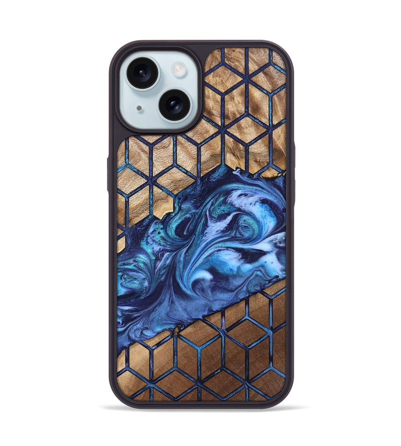 iPhone 15 Wood Phone Case - Zendaya (Pattern, 819855)