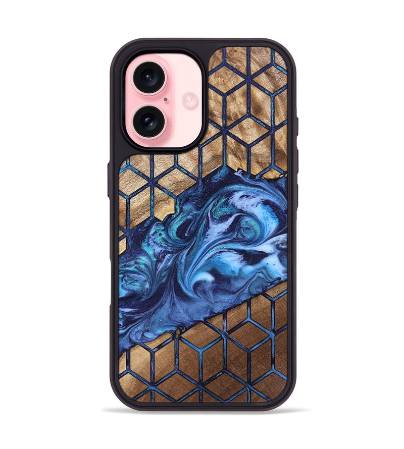 iPhone 16 Wood Phone Case - Zendaya (Pattern, 819855)