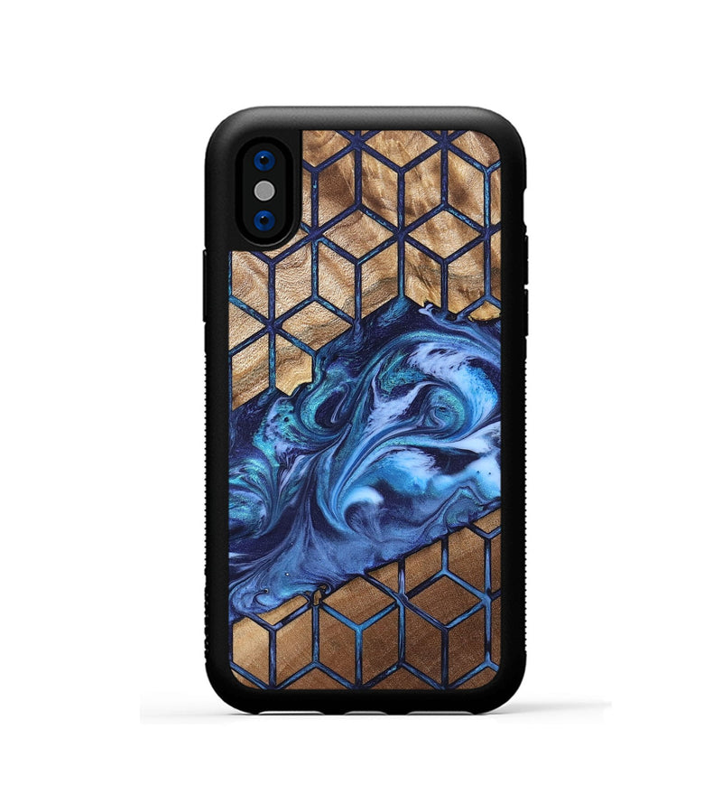 iPhone Xs Wood Phone Case - Zendaya (Pattern, 819855)