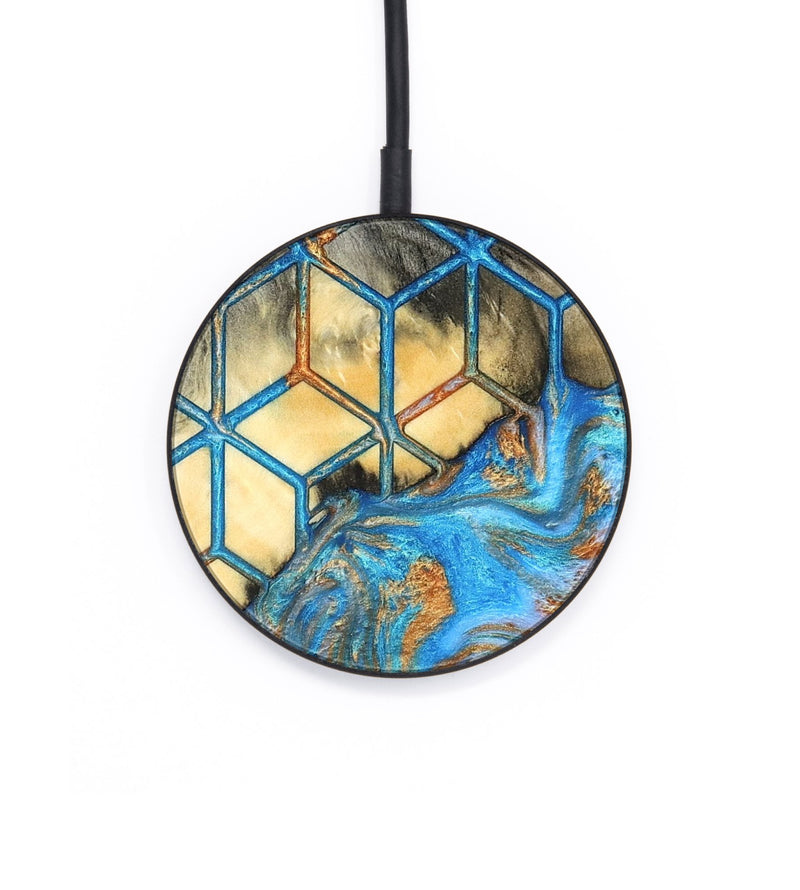 Circle Wood Wireless Charger - Keely (Pattern, 819856)