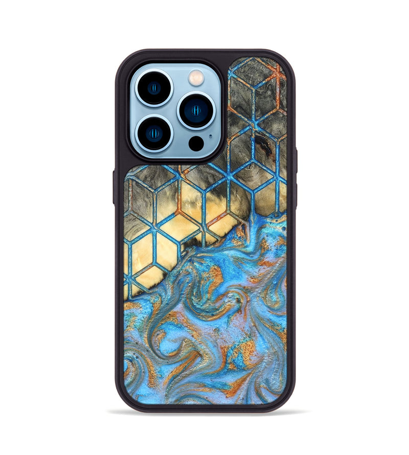 iPhone 14 Pro Wood Phone Case - Keely (Pattern, 819856)