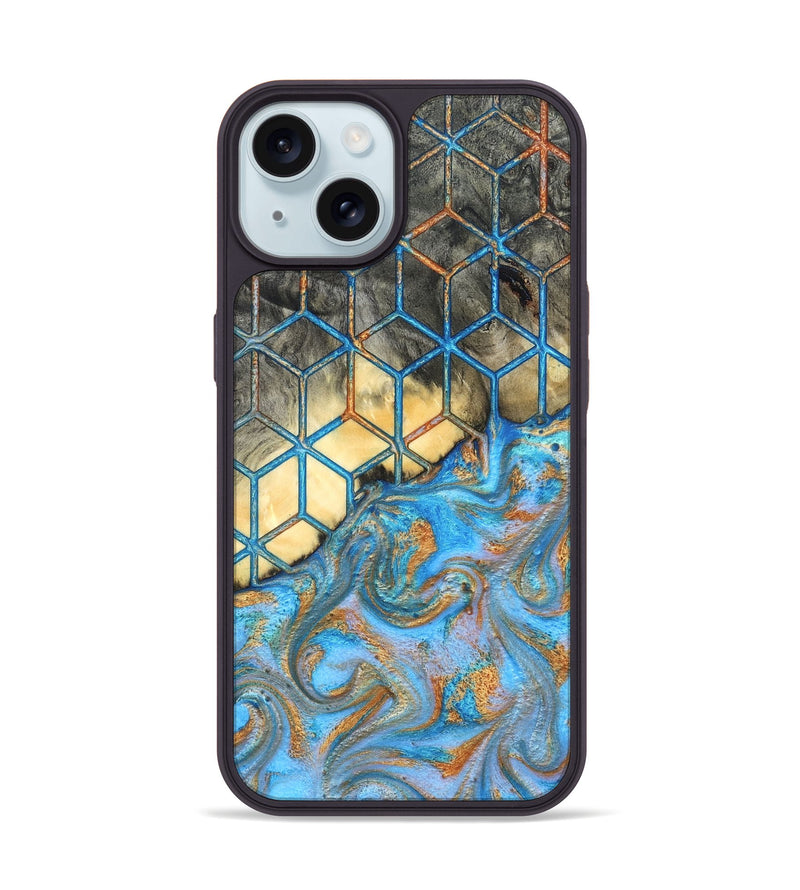 iPhone 15 Wood Phone Case - Keely (Pattern, 819856)