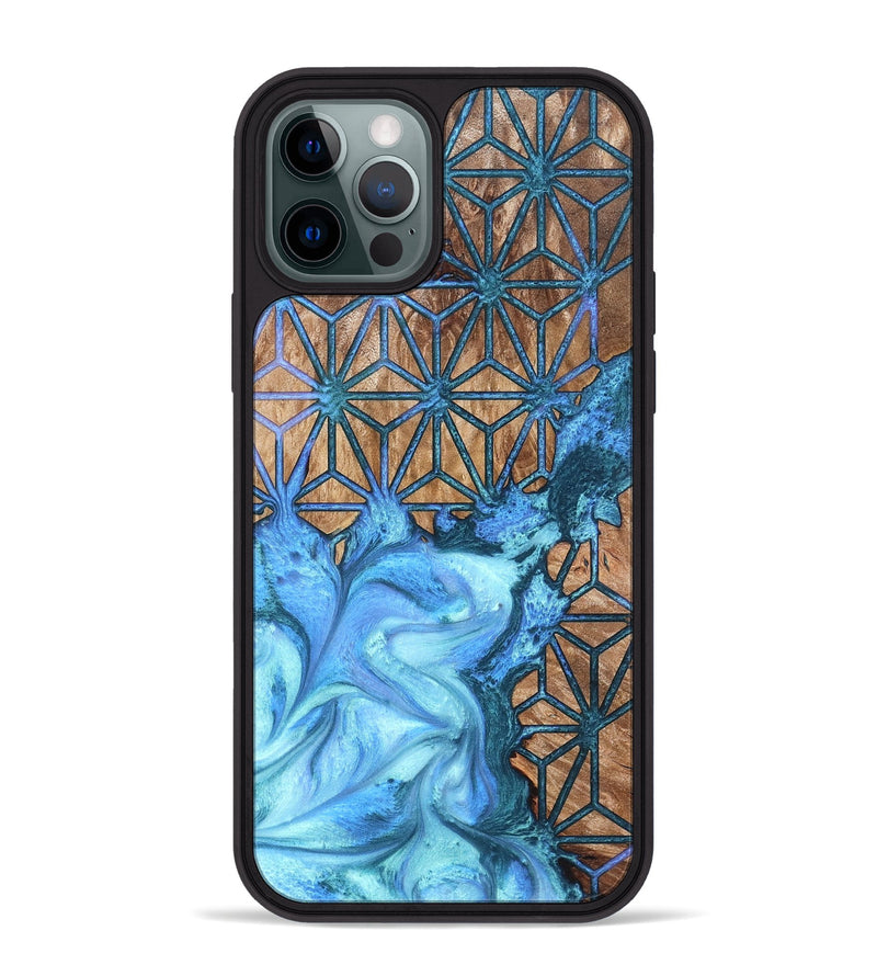 iPhone 12 Pro Max Wood Phone Case - Latrice (Pattern, 819857)