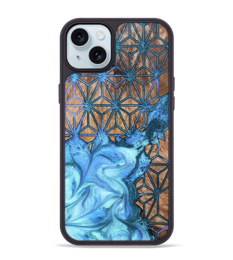 iPhone 15 Plus Wood Phone Case - Latrice (Pattern, 819857)