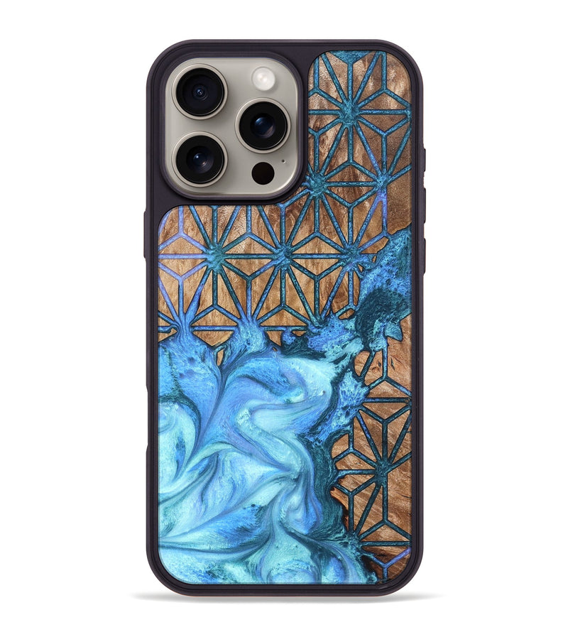 iPhone 16 Pro Max Wood Phone Case - Latrice (Pattern, 819857)
