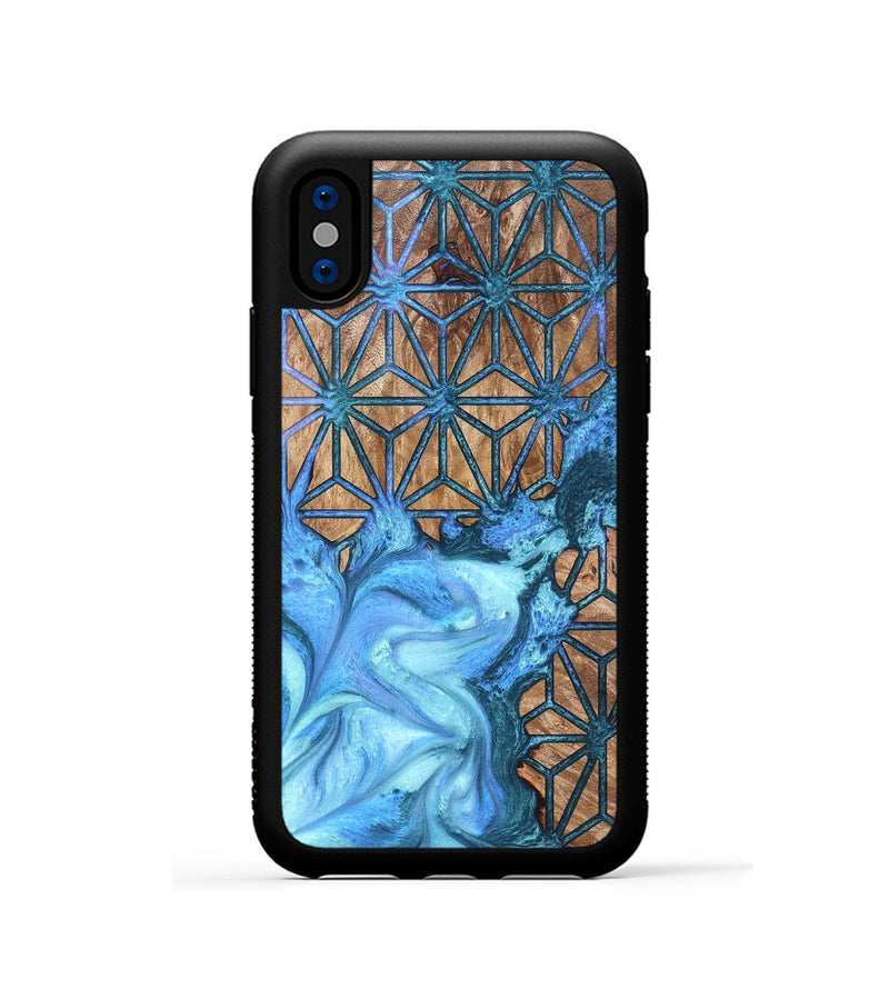 iPhone Xs Wood Phone Case - Latrice (Pattern, 819857)