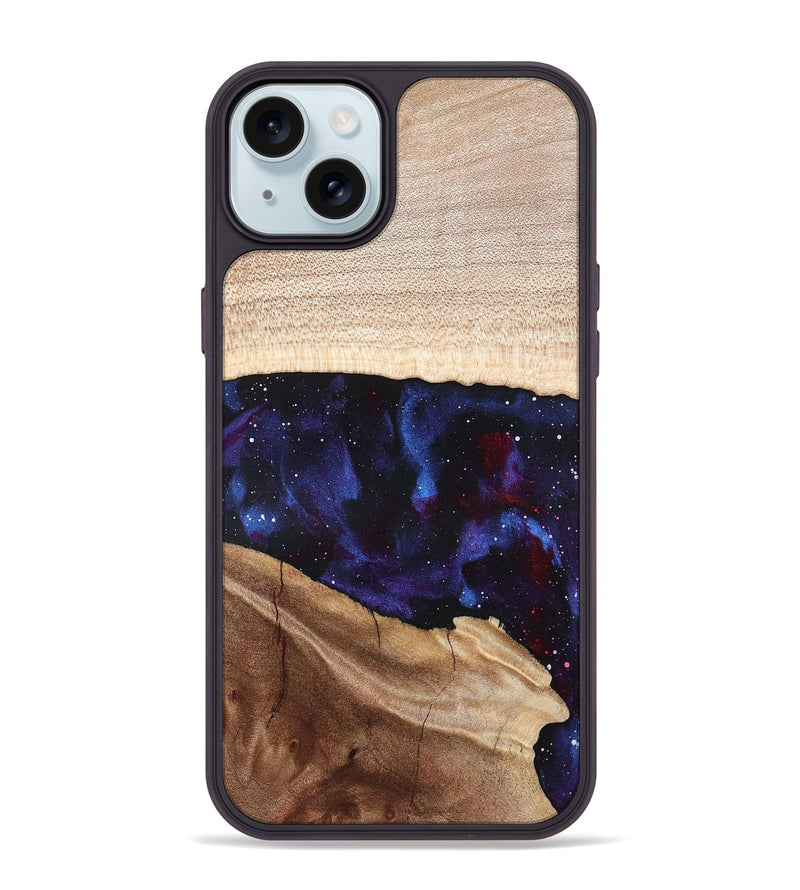 iPhone 15 Plus Wood Phone Case - Ander (Cosmos, 819867)