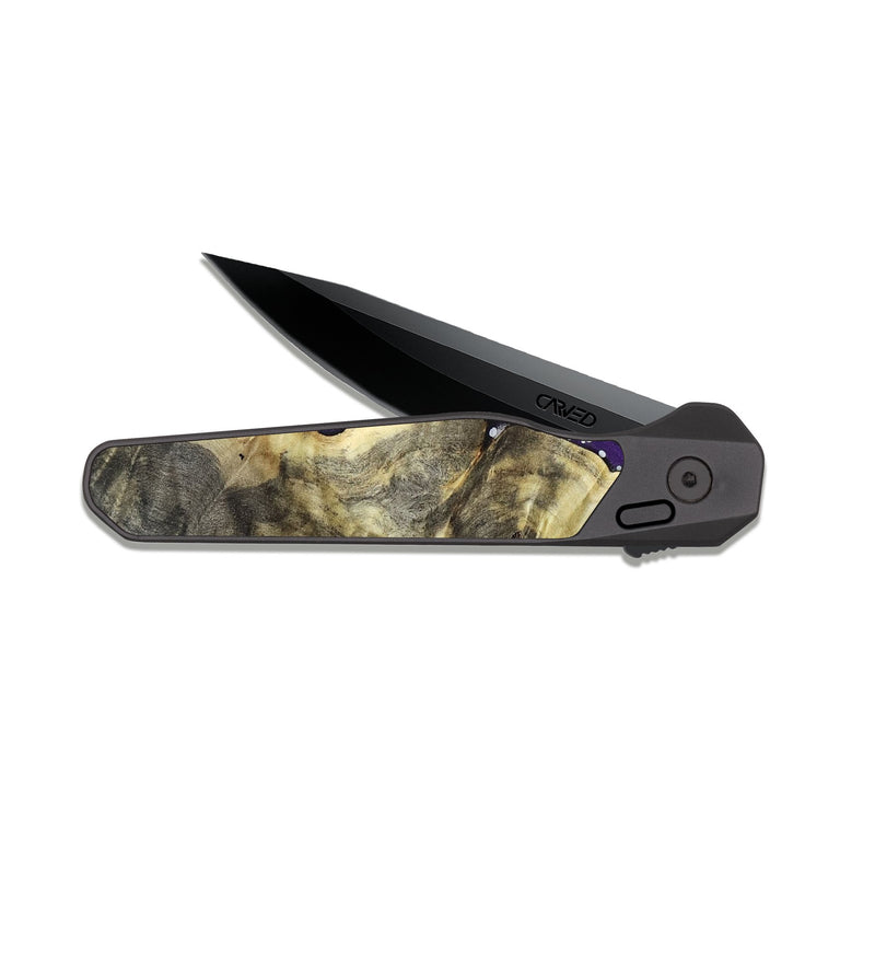 EDC Dark Slate Wood Pocket Knife - Westyn (Cosmos, 819868)