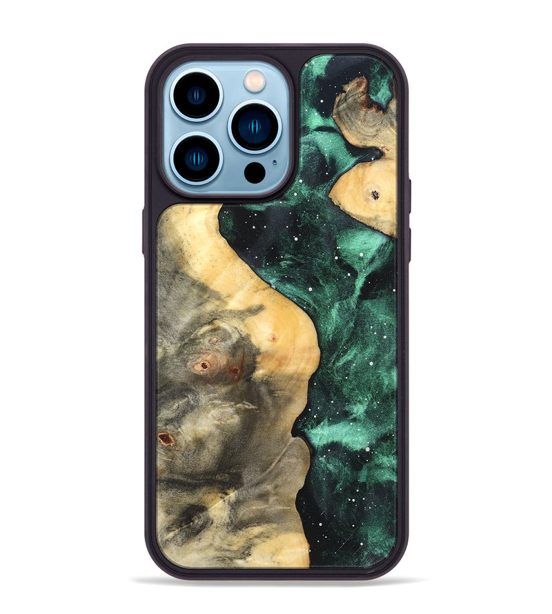 iPhone 14 Pro Max Wood Phone Case - Abigale (Cosmos, 819878)