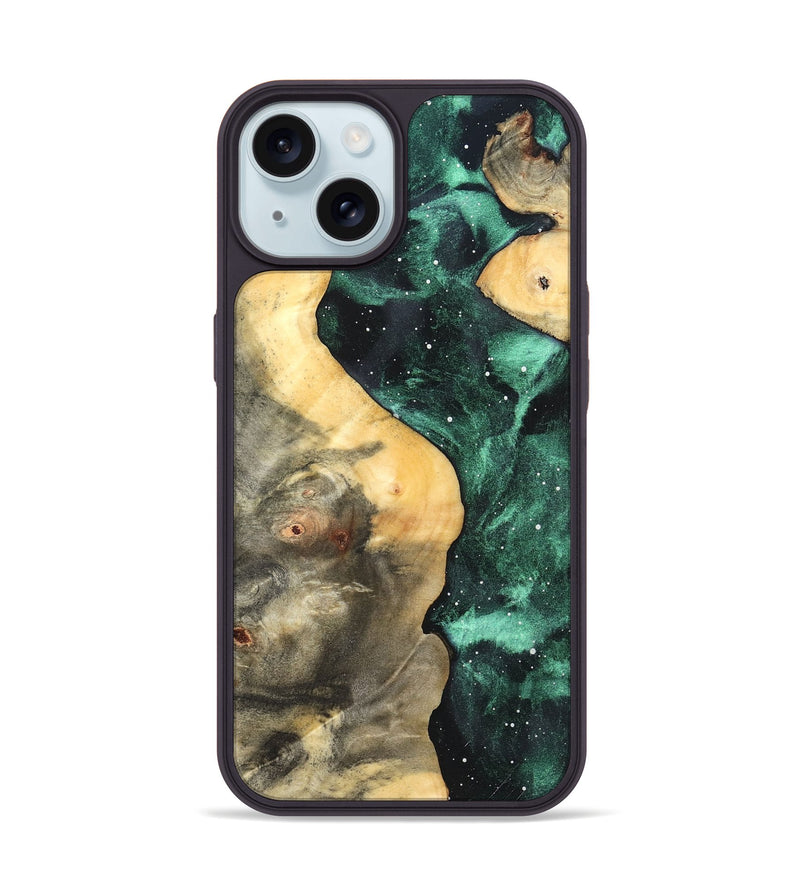 iPhone 15 Wood Phone Case - Abigale (Cosmos, 819878)