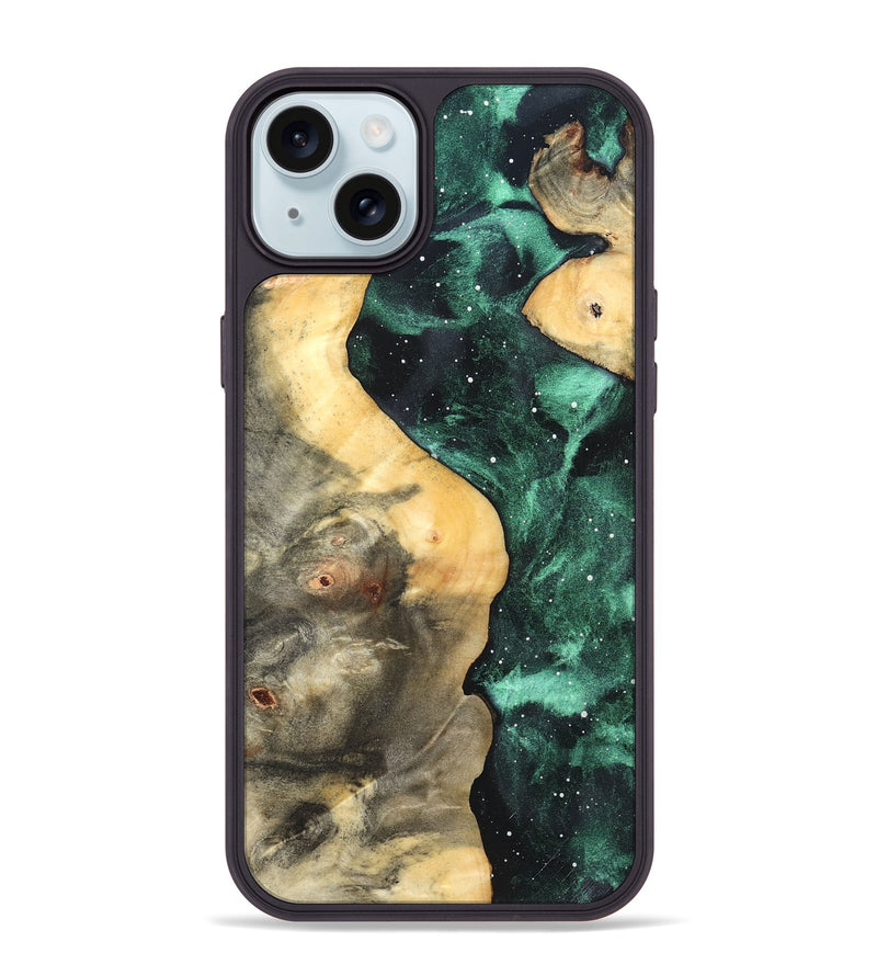 iPhone 15 Plus Wood Phone Case - Abigale (Cosmos, 819878)