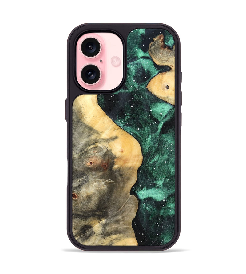 iPhone 16 Wood Phone Case - Abigale (Cosmos, 819878)