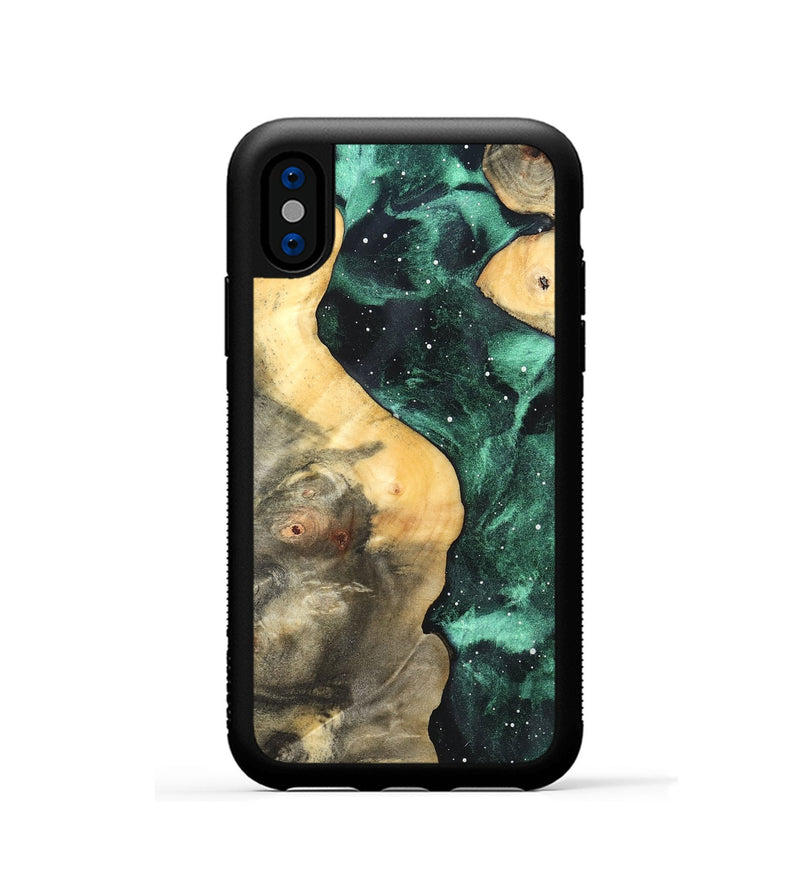 iPhone Xs Wood Phone Case - Abigale (Cosmos, 819878)