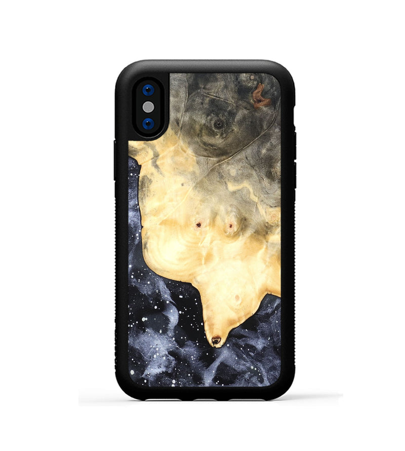 iPhone Xs Wood Phone Case - Pink (Cosmos, 819883)