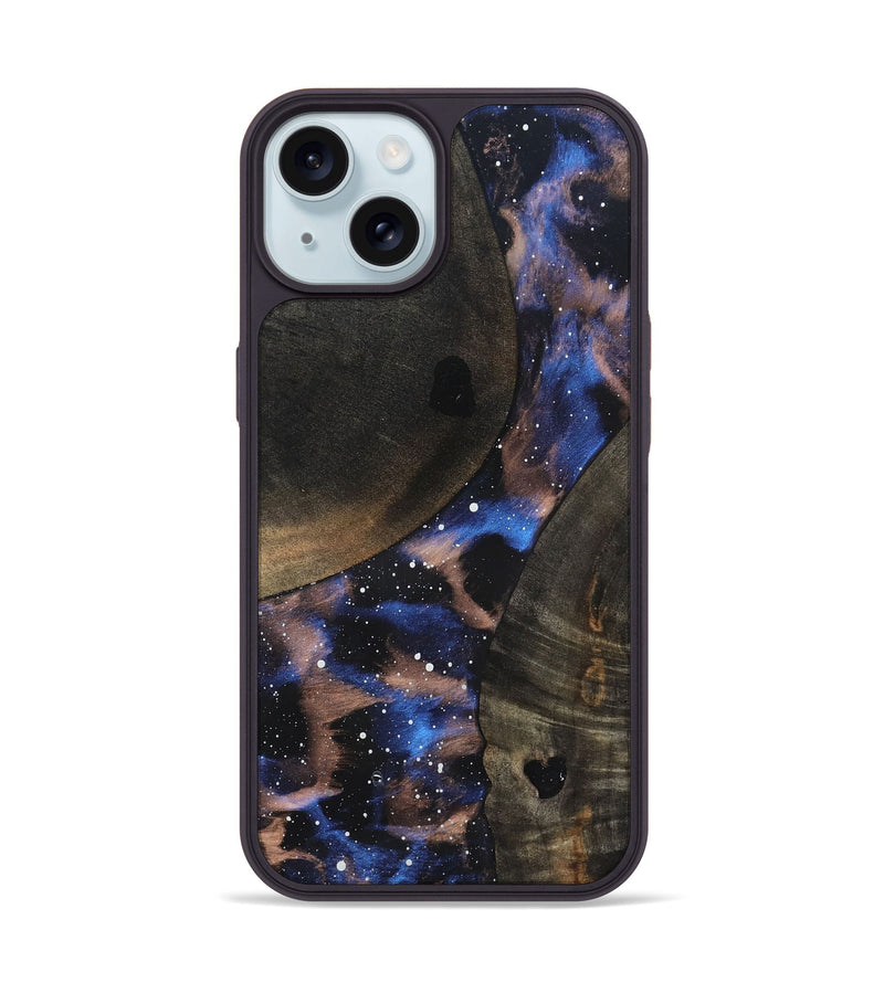 iPhone 15 Wood Phone Case - Alyvia (Cosmos, 819886)