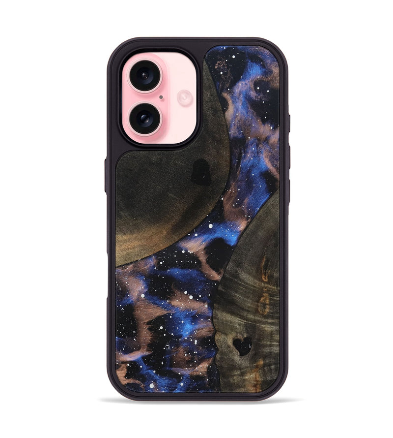 iPhone 16 Wood Phone Case - Alyvia (Cosmos, 819886)