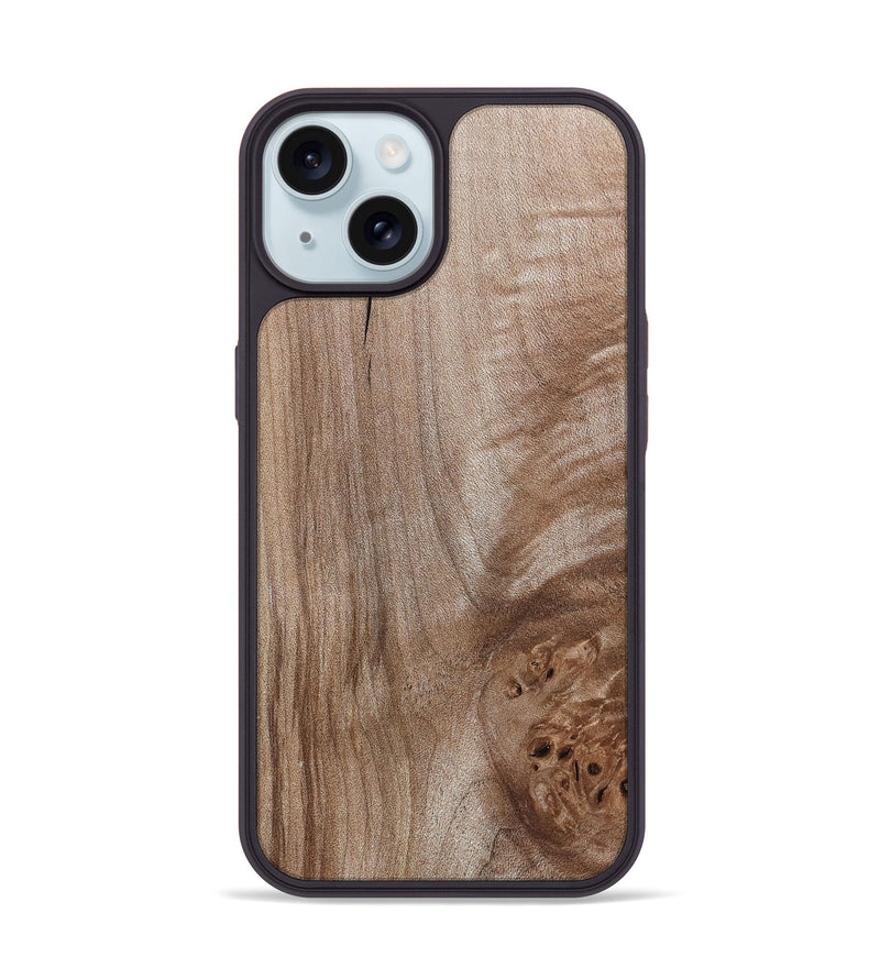 iPhone 15 Wood Phone Case - Duke (Wood Burl, 819888)