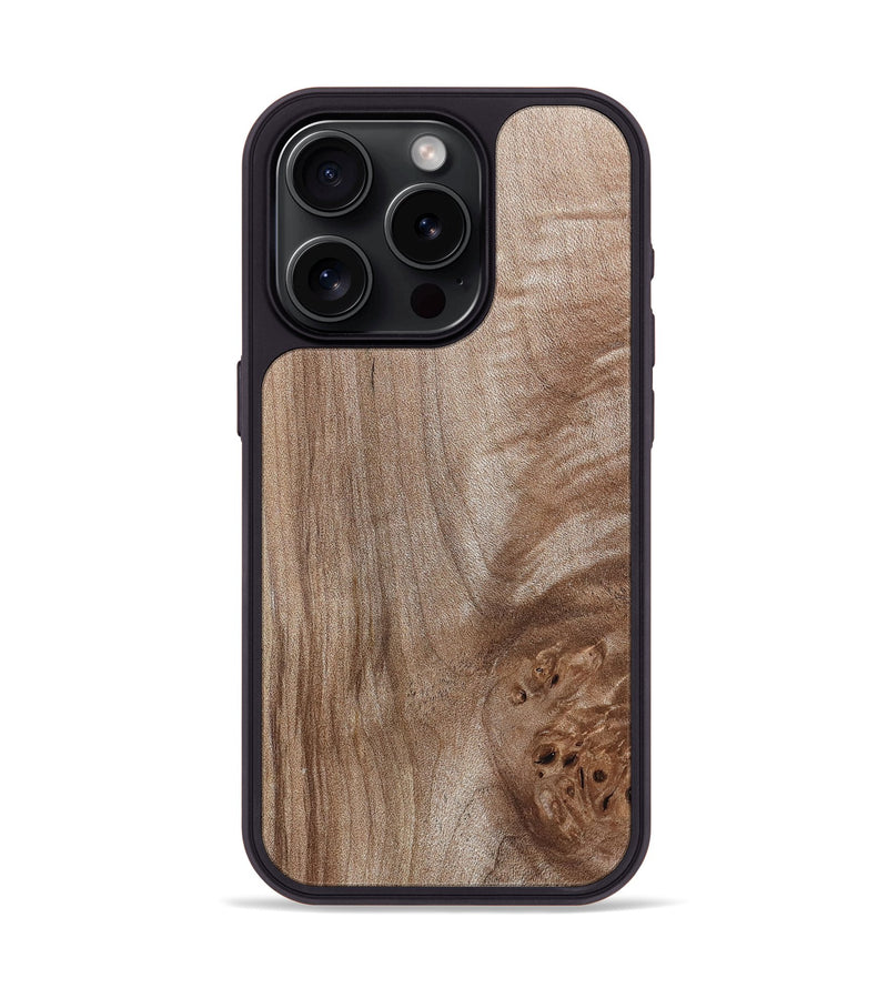 iPhone 15 Pro Wood Phone Case - Duke (Wood Burl, 819888)