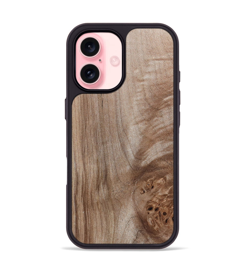 iPhone 16 Wood Phone Case - Duke (Wood Burl, 819888)