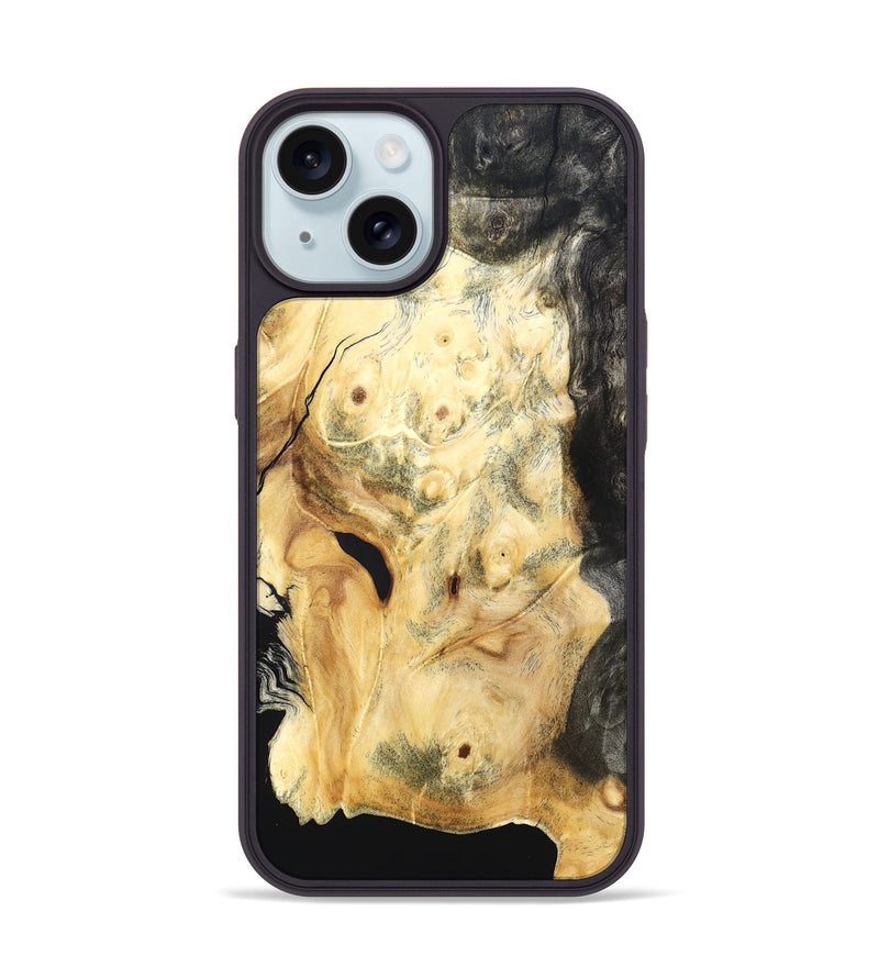 iPhone 15 Wood Phone Case - Leland (Wood Burl, 819889)