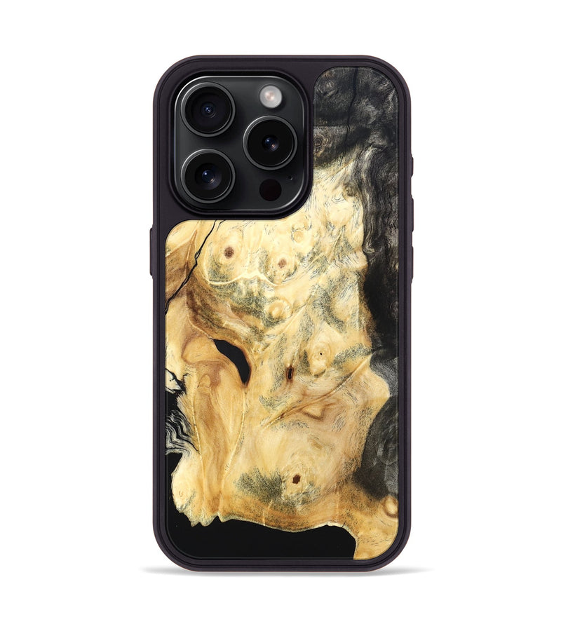 iPhone 15 Pro Wood Phone Case - Leland (Wood Burl, 819889)