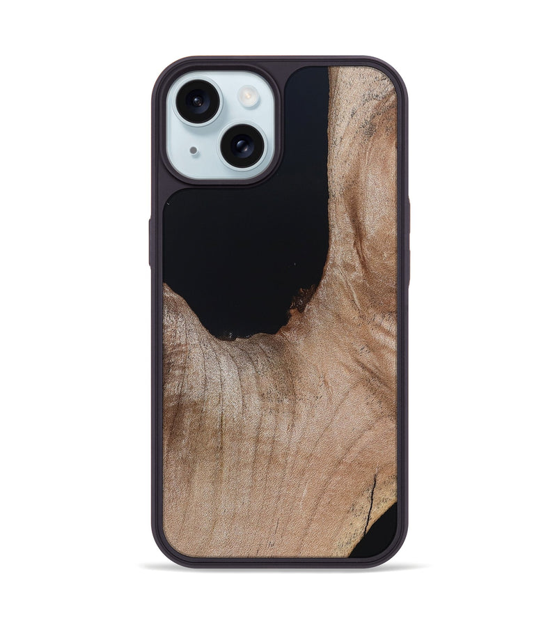 iPhone 15 Wood Phone Case - Brycen (Wood Burl, 819893)