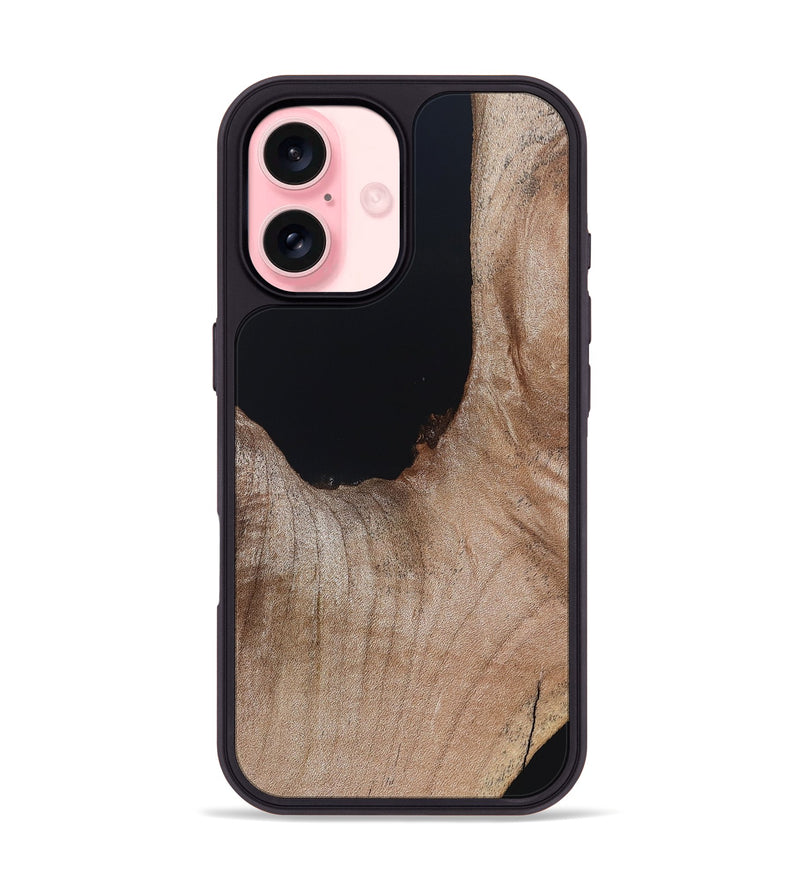 iPhone 16 Wood Phone Case - Brycen (Wood Burl, 819893)