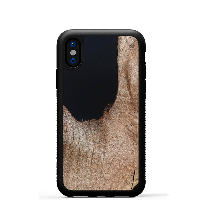 iPhone Xs Wood Phone Case - Brycen (Wood Burl, 819893)