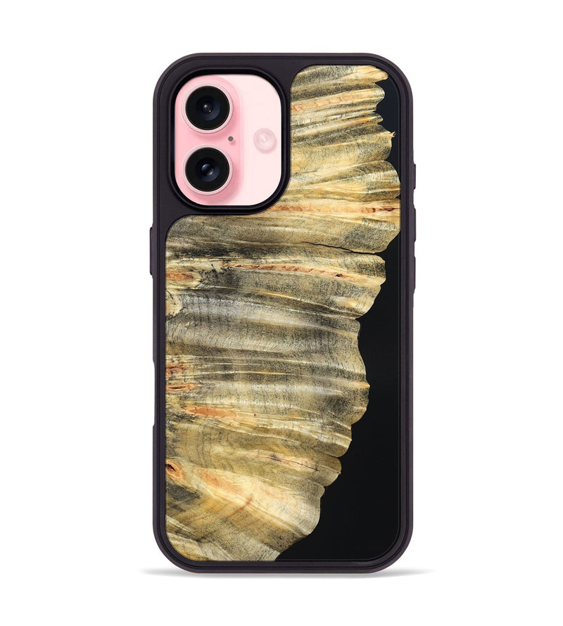 iPhone 16 Wood Phone Case - Art (Wood Burl, 819894)