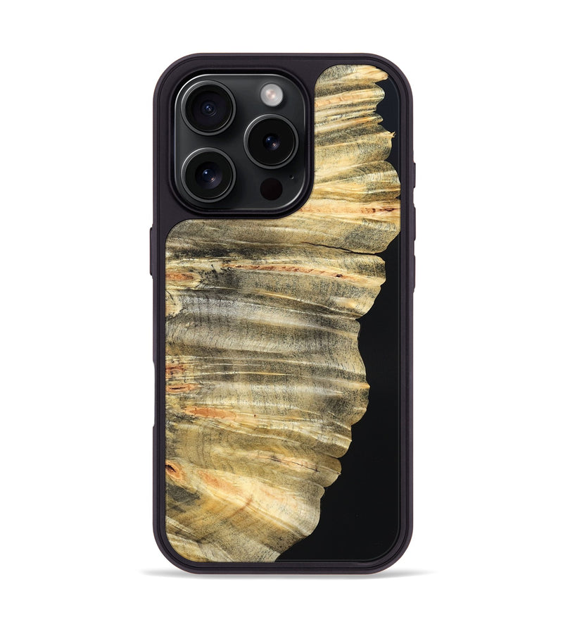 iPhone 16 Pro Wood Phone Case - Art (Wood Burl, 819894)