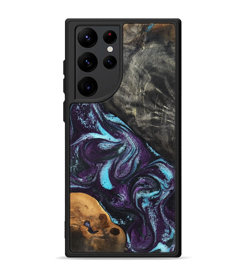 Galaxy S22 Ultra Wood Phone Case - Austin (Purple, 819895)