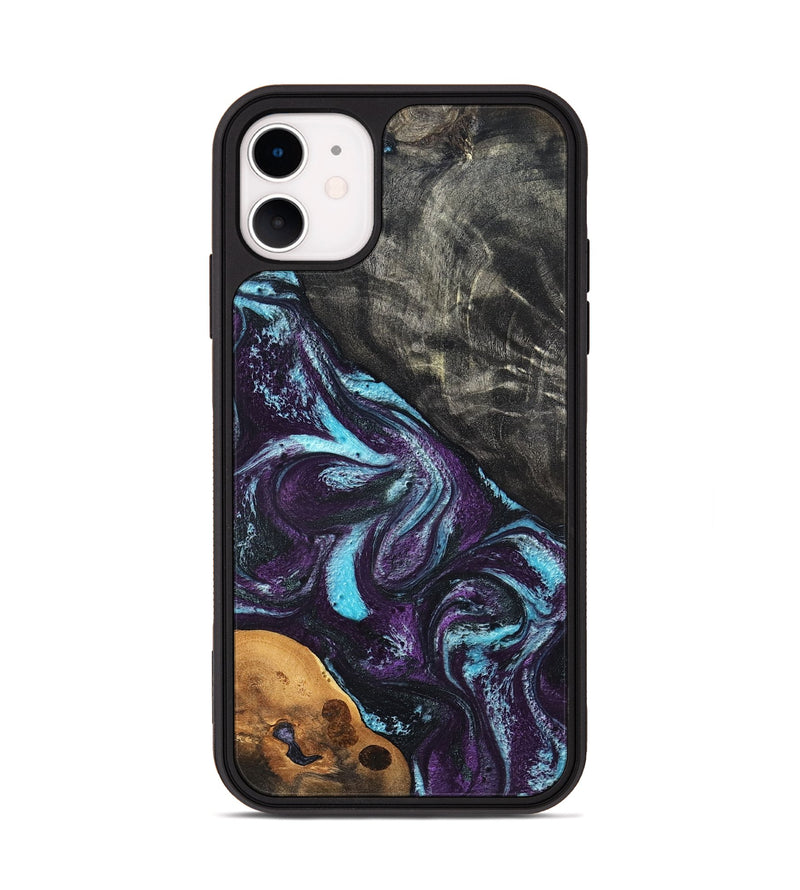 iPhone 11 Wood Phone Case - Austin (Purple, 819895)