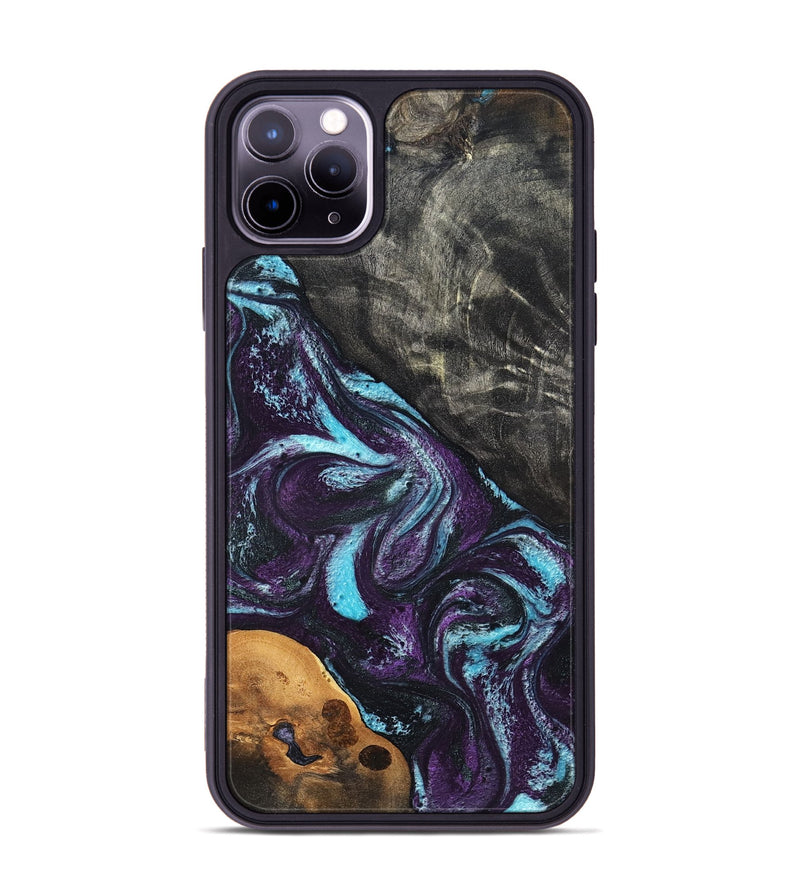 iPhone 11 Pro Max Wood Phone Case - Austin (Purple, 819895)