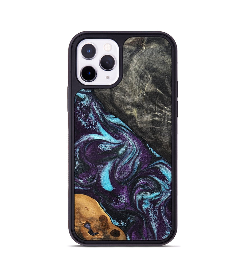 iPhone 11 Pro Wood Phone Case - Austin (Purple, 819895)