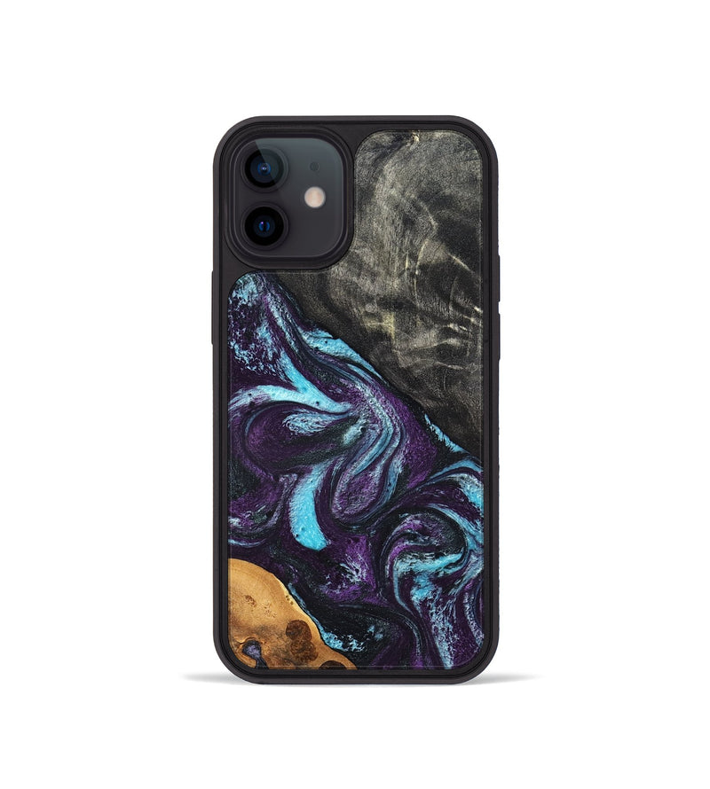 iPhone 12 mini Wood Phone Case - Austin (Purple, 819895)