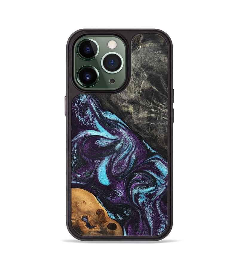 iPhone 13 Pro Wood Phone Case - Austin (Purple, 819895)