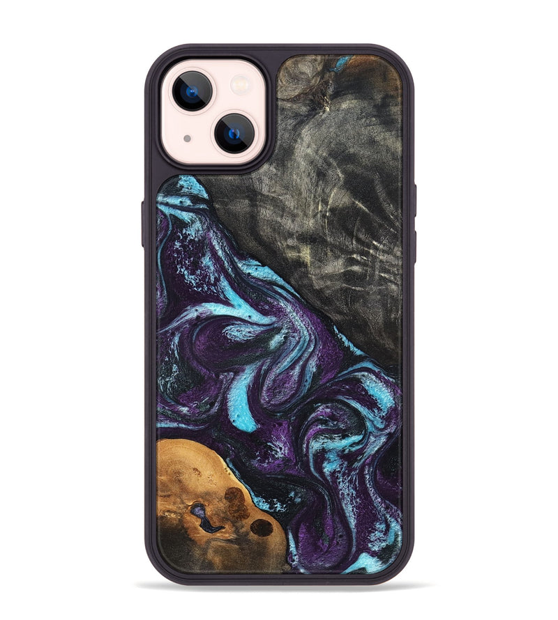 iPhone 14 Plus Wood Phone Case - Austin (Purple, 819895)