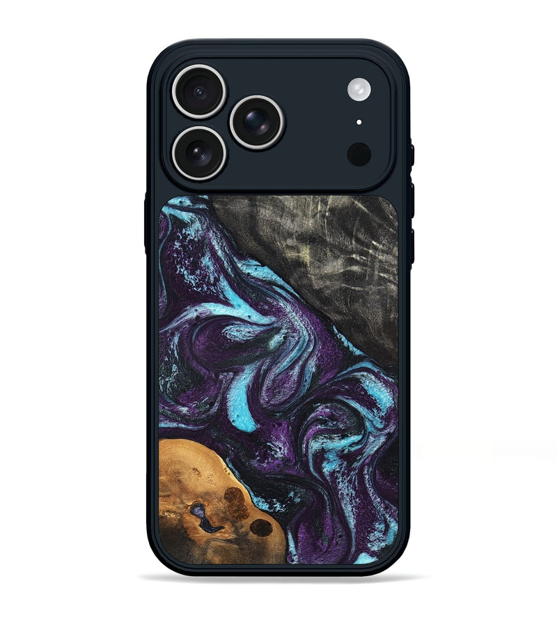 iPhone 17 Pro Max Wood Phone Case - Austin (Purple, 819895)