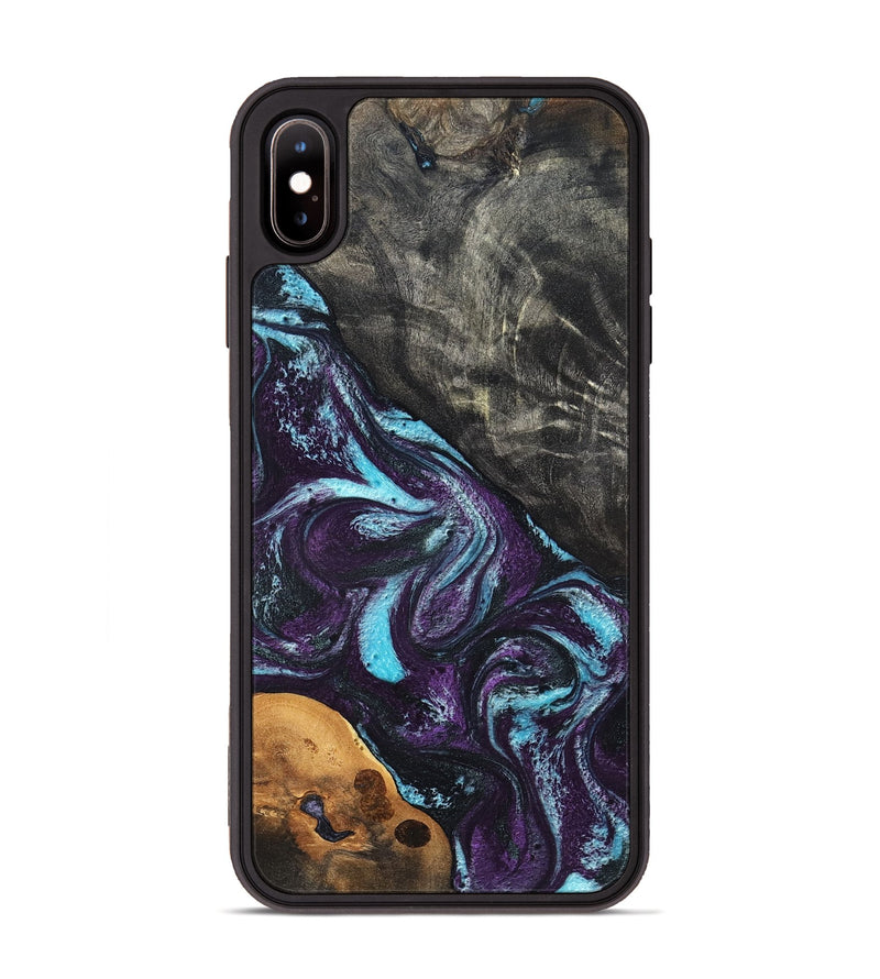 iPhone Xs Max Wood Phone Case - Austin (Purple, 819895)