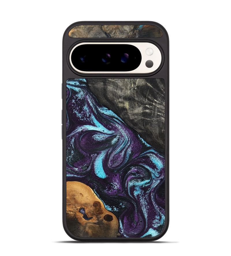 Pixel 9 Pro Wood Phone Case - Austin (Purple, 819895)