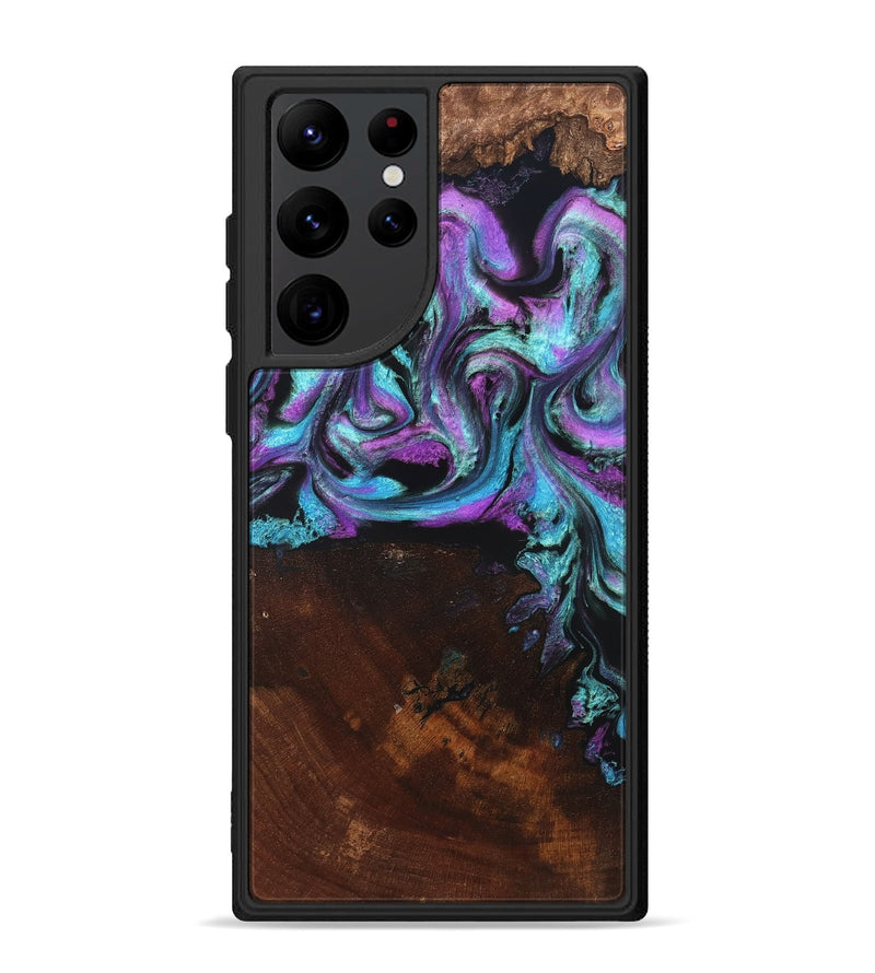 Galaxy S22 Ultra Wood Phone Case - Harding (Purple, 819896)
