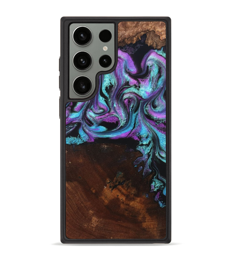 Galaxy S23 Ultra Wood Phone Case - Harding (Purple, 819896)