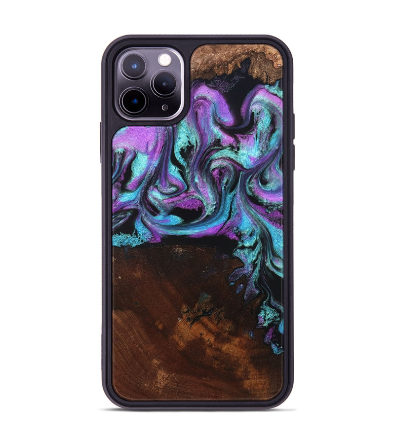 iPhone 11 Pro Max Wood Phone Case - Harding (Purple, 819896)
