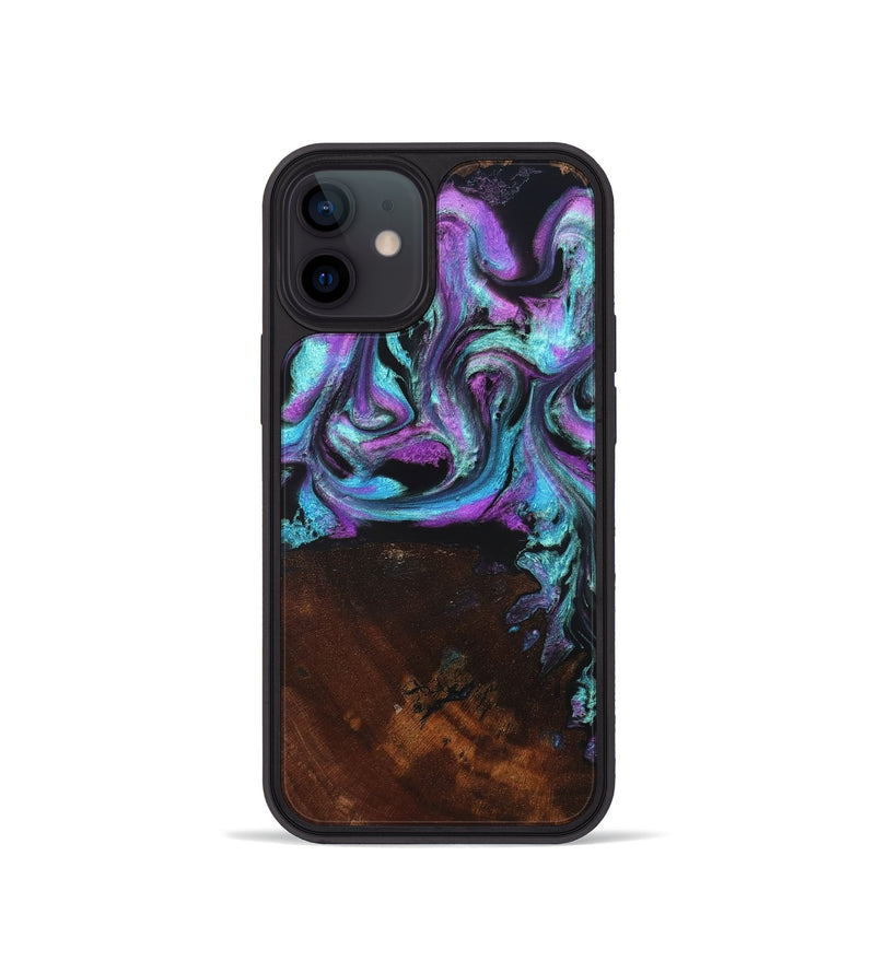 iPhone 12 mini Wood Phone Case - Harding (Purple, 819896)