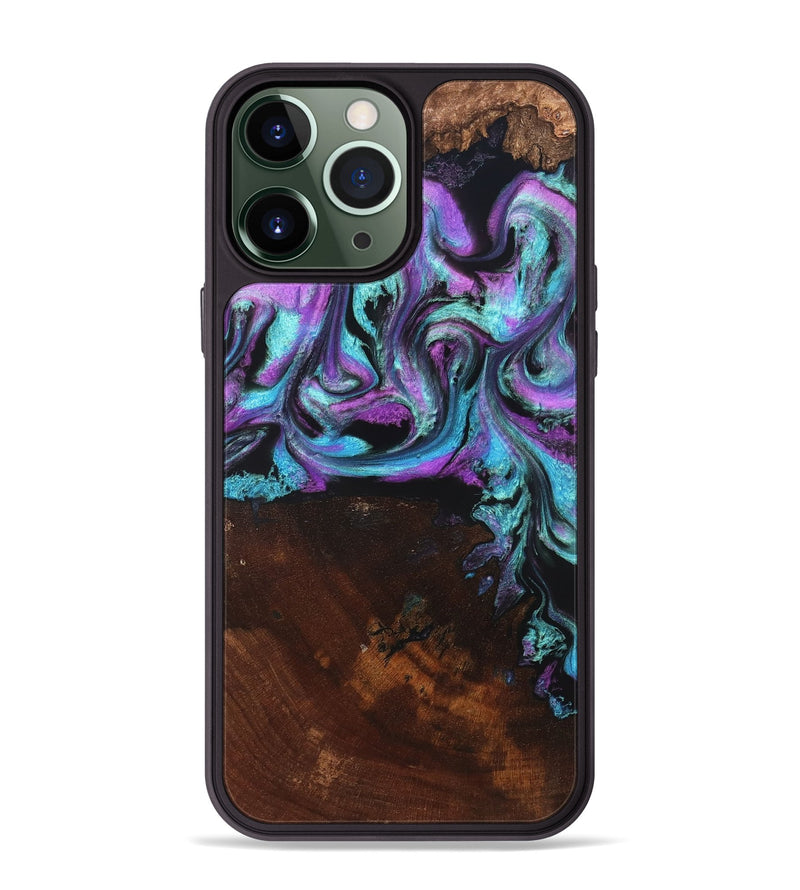 iPhone 13 Pro Max Wood Phone Case - Harding (Purple, 819896)