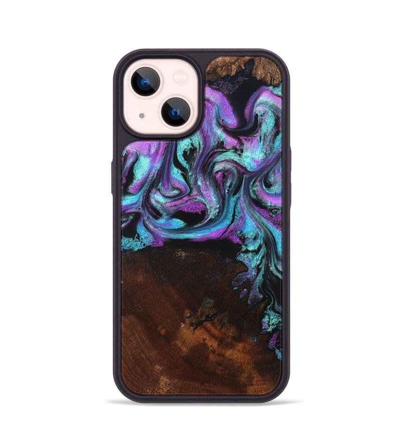 iPhone 14 Wood Phone Case - Harding (Purple, 819896)
