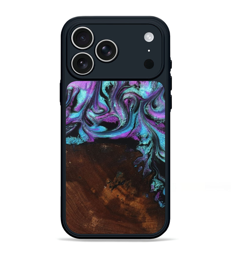 iPhone 17 Pro Max Wood Phone Case - Harding (Purple, 819896)