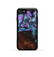 iPhone SE Wood Phone Case - Harding (Purple, 819896)