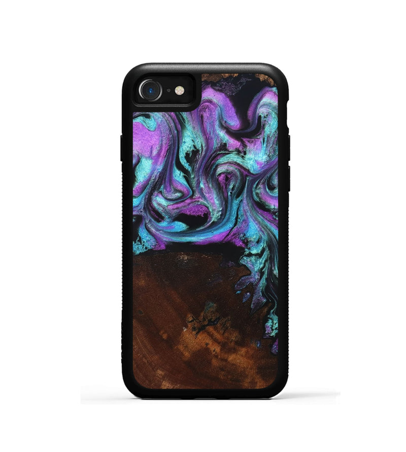 iPhone SE Wood Phone Case - Harding (Purple, 819896)